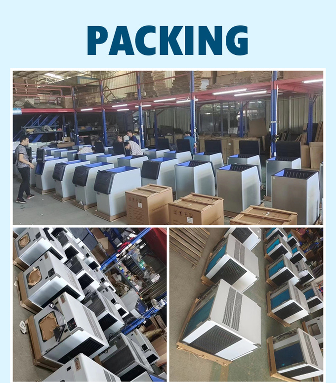 760w Automatic Ice Machine 120kg Commercial Ice Maker Machine 110 220V