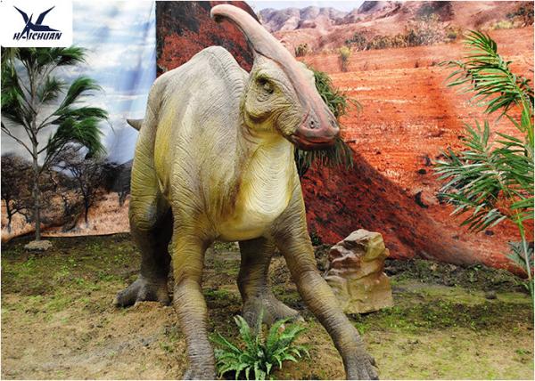 Static Sponge Large Animal Lawn Ornaments , Simulation Velociraptor Life Size