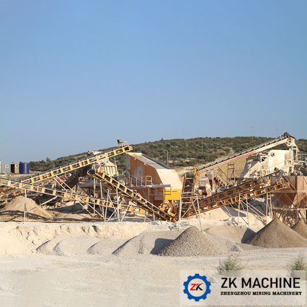 Large Capacity Aggregate Crushing Plant Machine For Infrastructure Construction