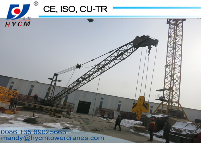 24m Arm Length Roof Crane 6ton WD60 No Mast Crane 150m Max. Lifting Height Schneider Dismantle Tower Crane