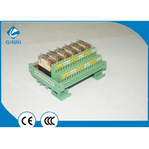 DC 24 Volt 6 Ways Programmable Relay Module With Relay Base Easy Replace