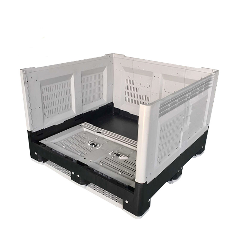 Large Bulk stacking plastic palle boxes used plastic pallet bins and container