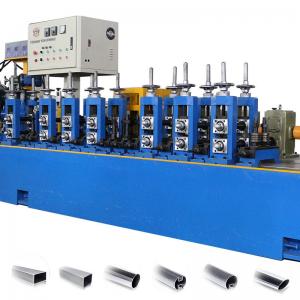  Automatic Steel ERW Pipe Mill Line Machine Square Tube Roll Forming Manufactures