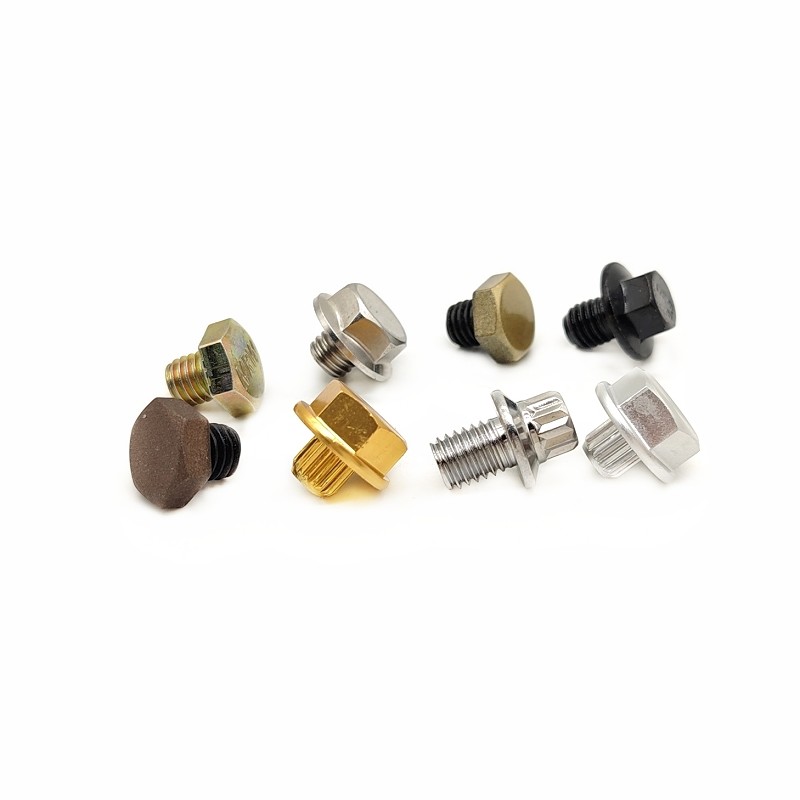 Custom 8.8 Level External Hexagonal Decorative Nail Stainless Steel Flat Head External Hexagonal Head