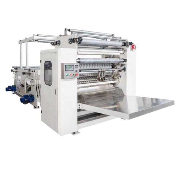 Full Pneumatic Device Jumbo Roll Slitter Rewinder High Strength Long Working