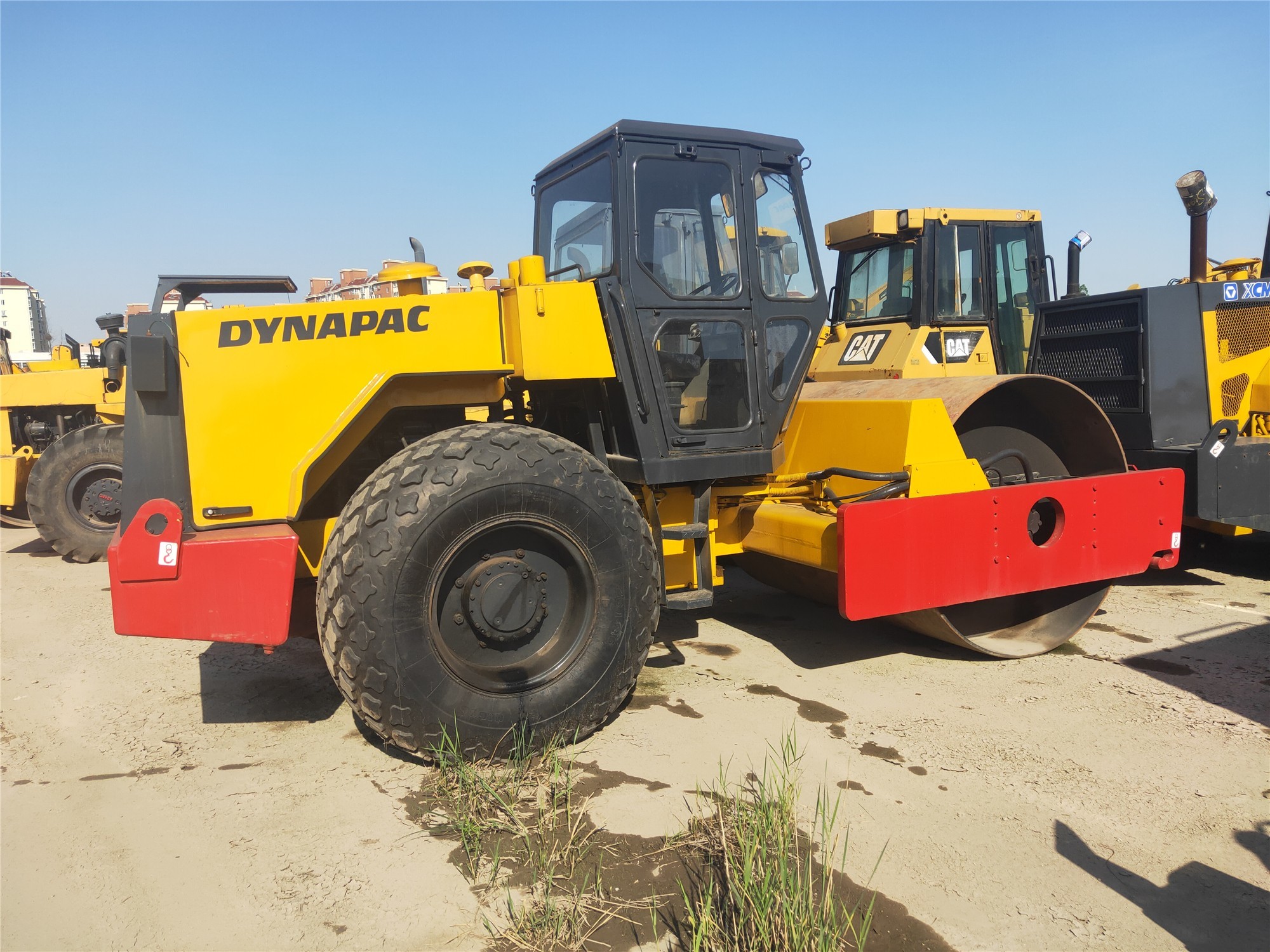 12800kg Old Road Roller Dynapac CA30D For Road Construction