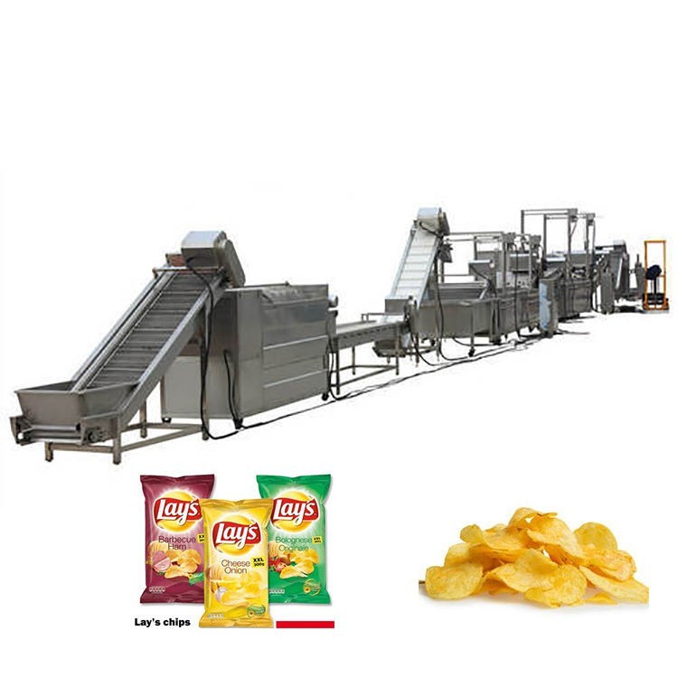 Semi Automatic Potato Chips Machine Frozen French Fries Making Machine