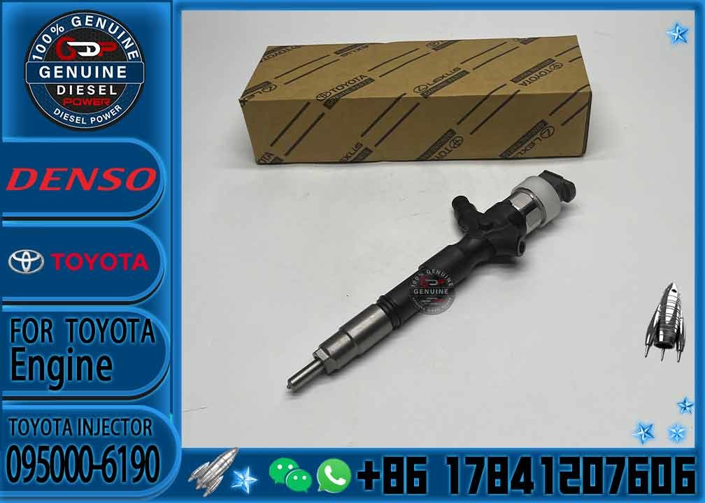 Factory Direct Deal Best Price and High Quality Diesel Fuel Injector 095000-6190 23670-30100 For TOYOTA HILUX 2KD-FTV En