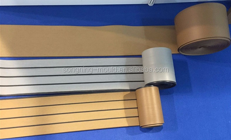 190mm/50mm Width Yacht Floor Durable and Stylish PVC Teak Decking for a Classy Look