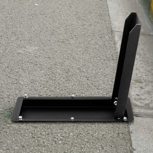 Motorcycle Wheel Chocks for Trailer Aluminum Alloy Motorcycle Front Tire Chocks for 3" to 6" Wide Tires