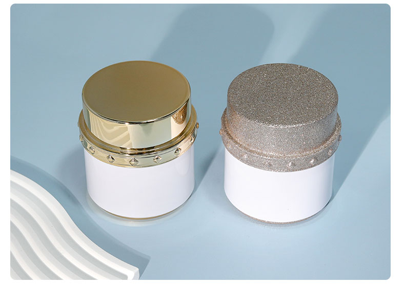 Plastic Cap Empty Lotion Skincare Container for Sunscreen Cream 30G 50G Lady Cosmetics Face Cream Bottles and Jars