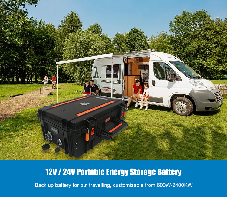 24V DC Portable LifePO4 Battery 12V For Fishing Boat Energy Backup