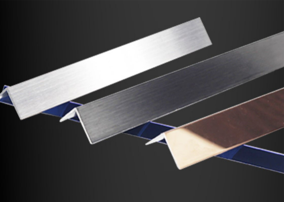 brushed stainless steel corner guards