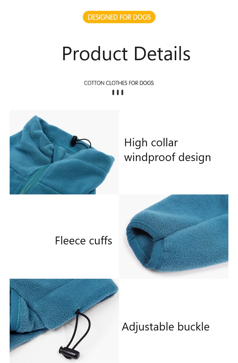 Clothes for Pets Large and Small Puppy Dog Winter Sweater Dress Made of Polar Fleece
