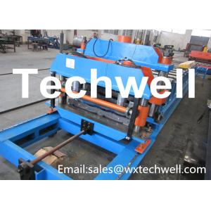 PPGI , Color Steel , GI Material Roofing Tile Making Machine Chain Transmission