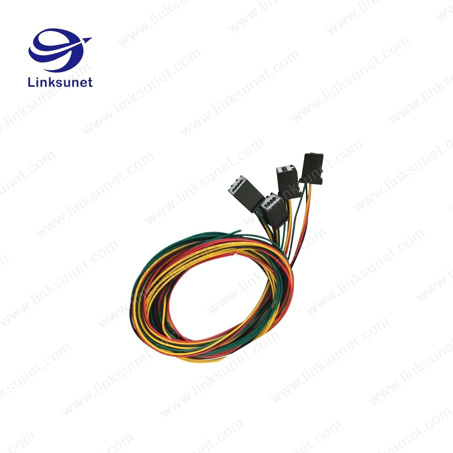 FLRY - B 0.35mm2 cable and JST AIT2PB - 10P - 2BH Phosphor bronze connectors wire harness