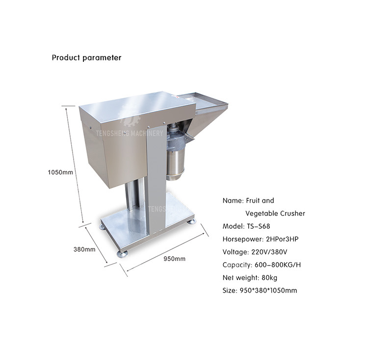 80KG Commercial Large Garlic Beating Machine Automatic Ginger Beating Machine