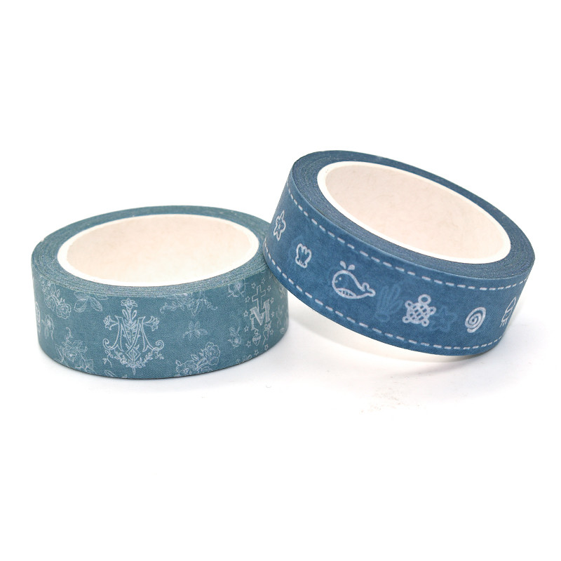 Custom Self Adhesive Masking Paper Patterned Masking Washi Tape