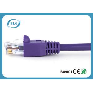 1M 2M 3M Cat5e UTP Network Patch Cable Fire Protection With Colorful RJ45 Plug