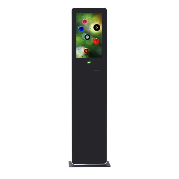 Capatitive Floor Standing Touch Screen Kiosk , Full Hd Stand Alone Digital