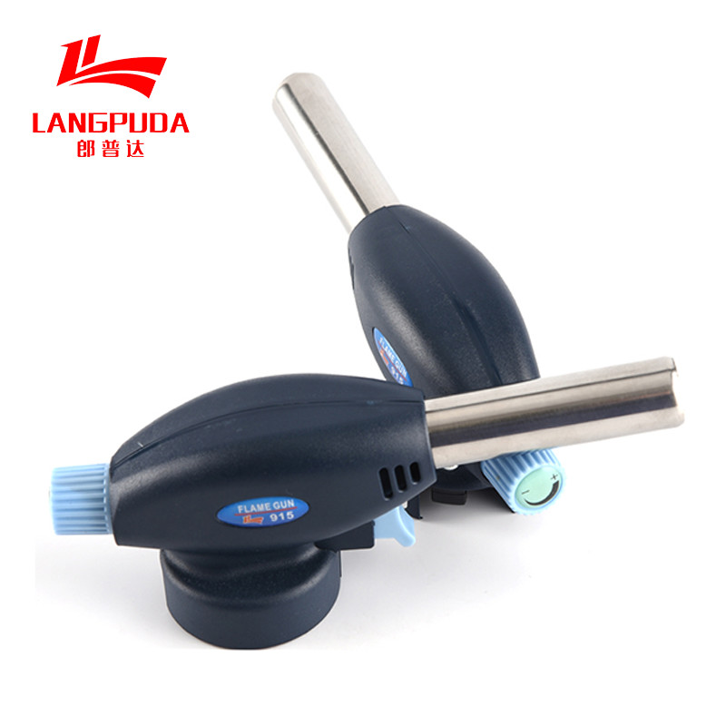 Stainless Steel Butane Flame Gun For Camping Barbecue Cooking