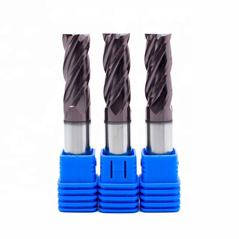 Solid Tungsten Carbide 4 Flutes D10 Square End Mills Hrc65 SX