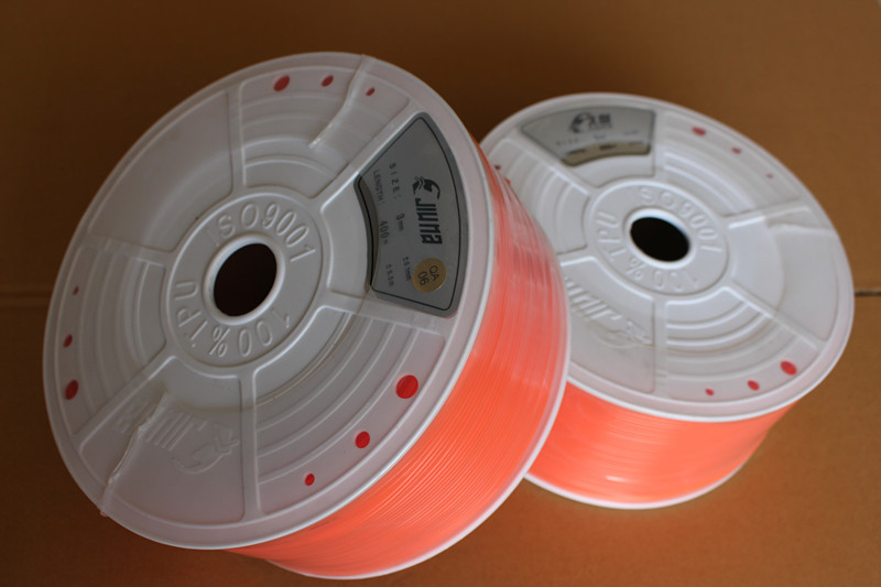 Power Transmission PU Round Belt For Textile Machines , Hardness 90A