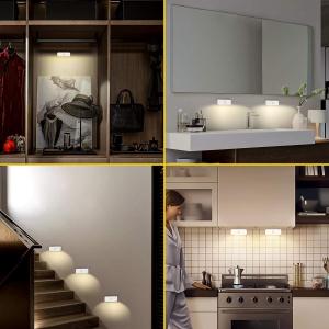 10ft 200mAh USB Rechargeable Motion Sensor Light 20S Delay Under Cabinet