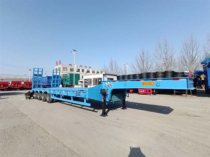 gooseneck low bed trailer