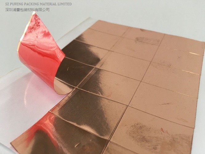 Self Adhesive 0.06mm 60 Micron SGS Copper Foil Tape With Non Conductive Adhesive