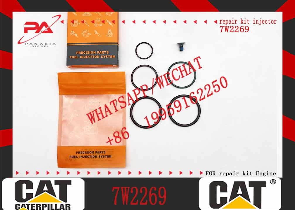 0445120040 Diesel Engine 3508 3512 3516 fuel Injector 7W2269 7E6408 Common Rail Fuel Injector fit For CAT