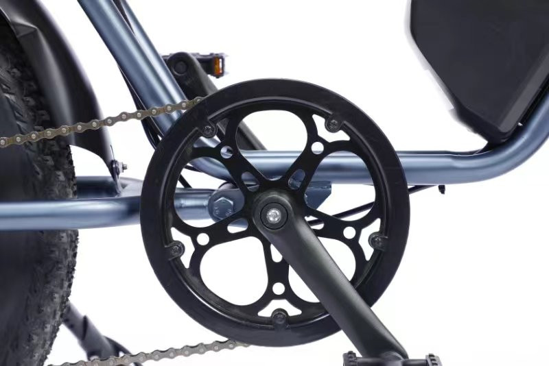 Full Suspension 48V Fat Tire Electric Bike 750W With LCD Display And Rear Hub Motor