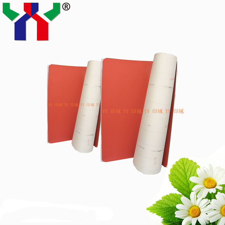 Ruby Carat Offset Printing Blanket UV Rubber PHOENIX 329 Red 1.96mm Thickness