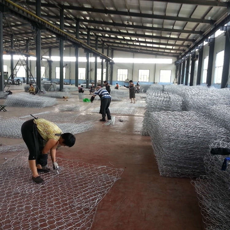 Galvanized Filled Gabion Baskets H2m Gabion Wire Mesh
