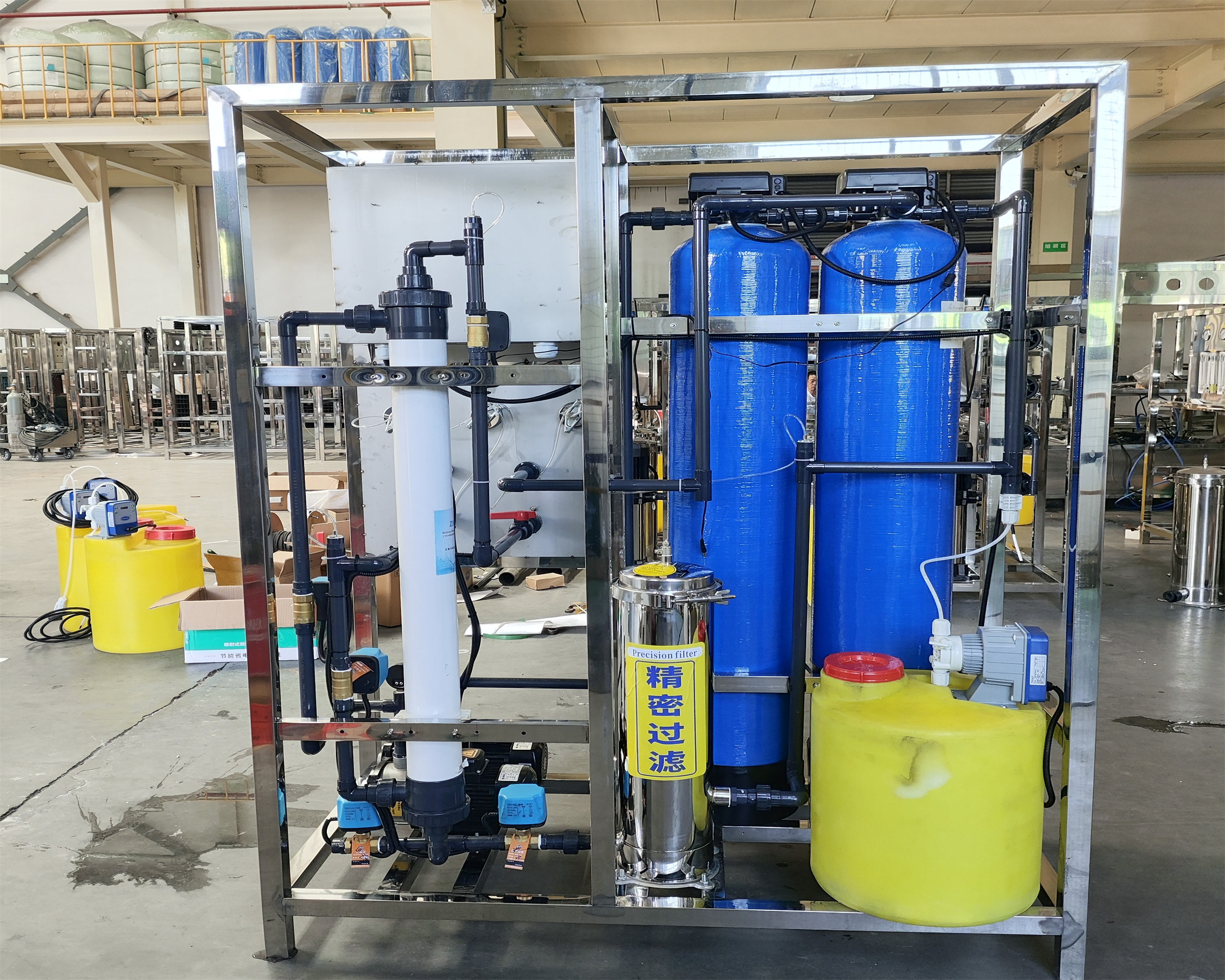500l Large Capacity Ultrafiltration Water Treatment System For Commercial