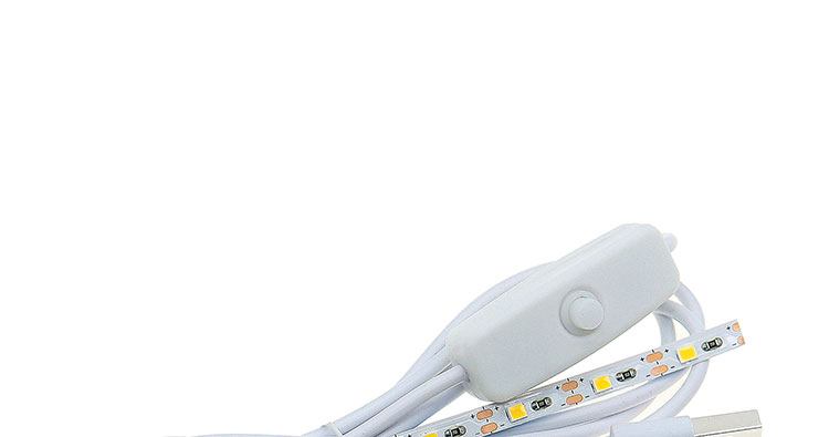 High Quality USB Controller Dimmer Power on off Switch Cable with LED Light Strip Lamp