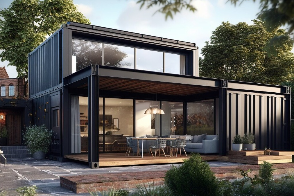 40ft 20ft Expandable Container Home , Expanding Container House Prefabricated