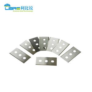  Three Holes 43×22×0.4mm Film Slitting Blades Manufactures