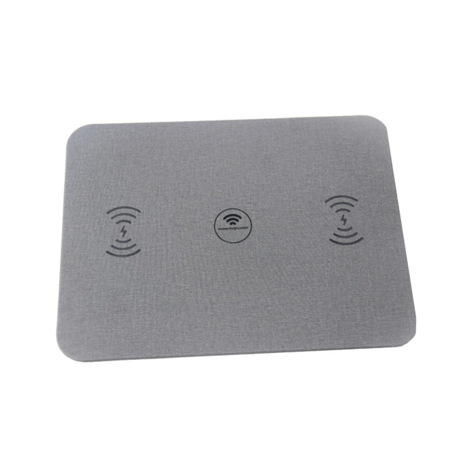 OEM PU Leather Wireless Charging Mouse Pad Multifunctional Universal