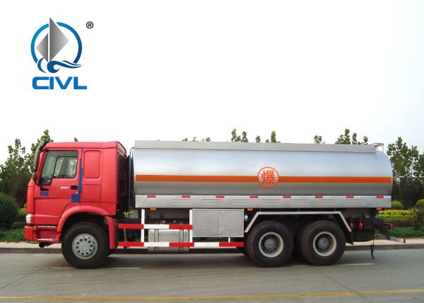 Diesel Fuel Oil Liquid Tanker Truck 5995×2050×2480 6x4 Tank Volume Oil Tanker