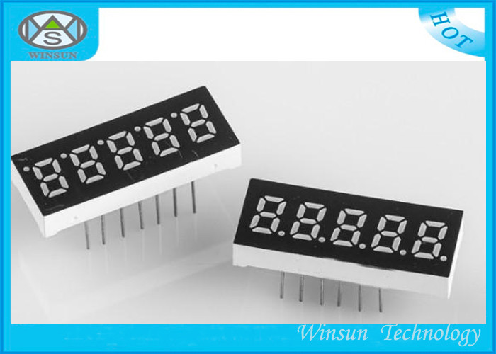  0.23 Inch Height LED 7 Segment Display 5 Digit For Communication / Instruments Manufactures