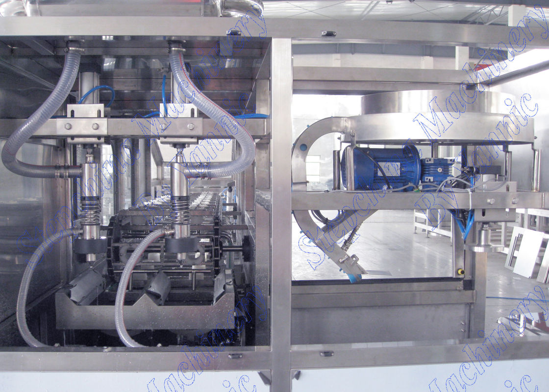 PP Bottle Automatic Water Filling Machine For 5 Gallon , 18.9 L Purified Water 300 B/H