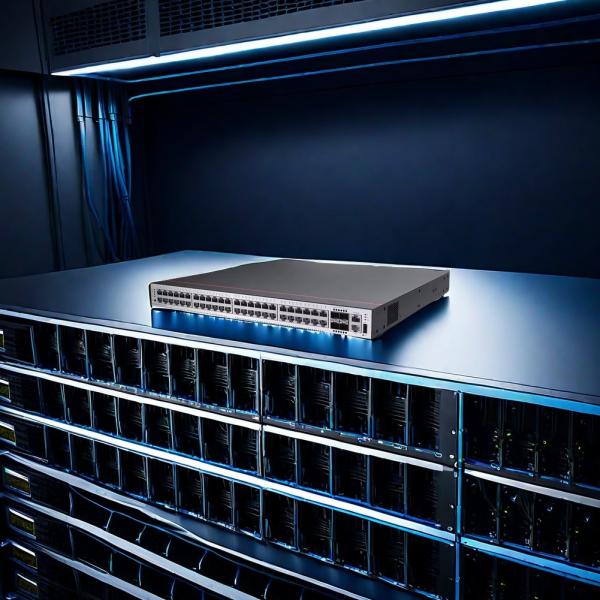 48 Port 25GE SFP28 Data Center Switch With 6 X 40/100GE QSFP28 CE6863H-48S6CQ