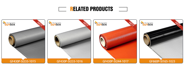 Hypalon Chemical Resistant Fiberglass Fabric Roll Weatherproof For Construction HVAC System