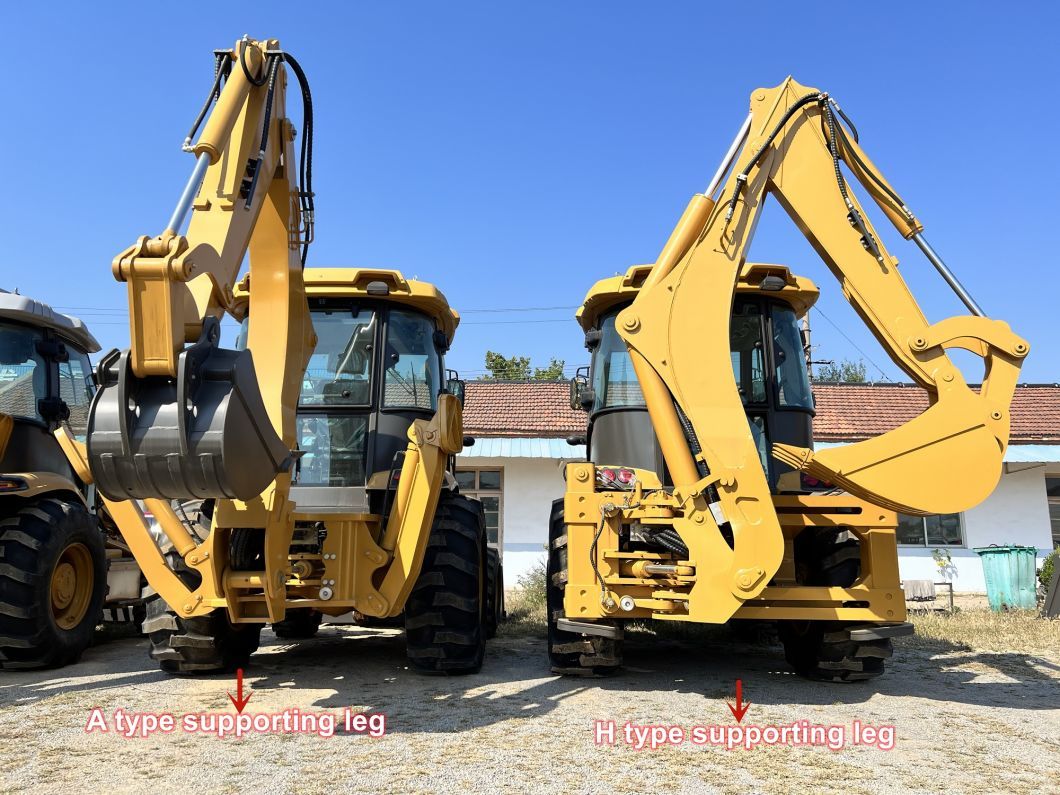 4X4 2.5 Ton Retroexcavadora Backhoe Loader Retro Escavadeira