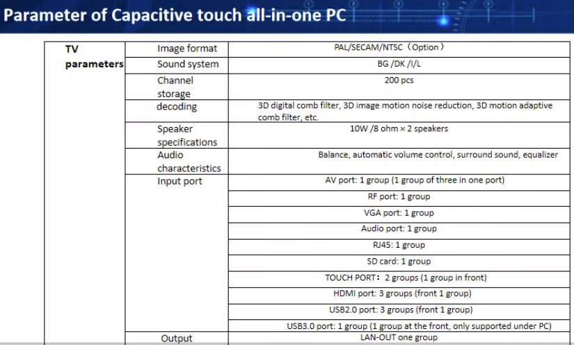 50 55 65 75 86 98inch portable interactive whiteboard Device All In One
