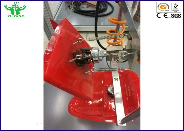 PLC Furniture Testing Maching , Office Chair Seat and Back Durability Tester EN 1728