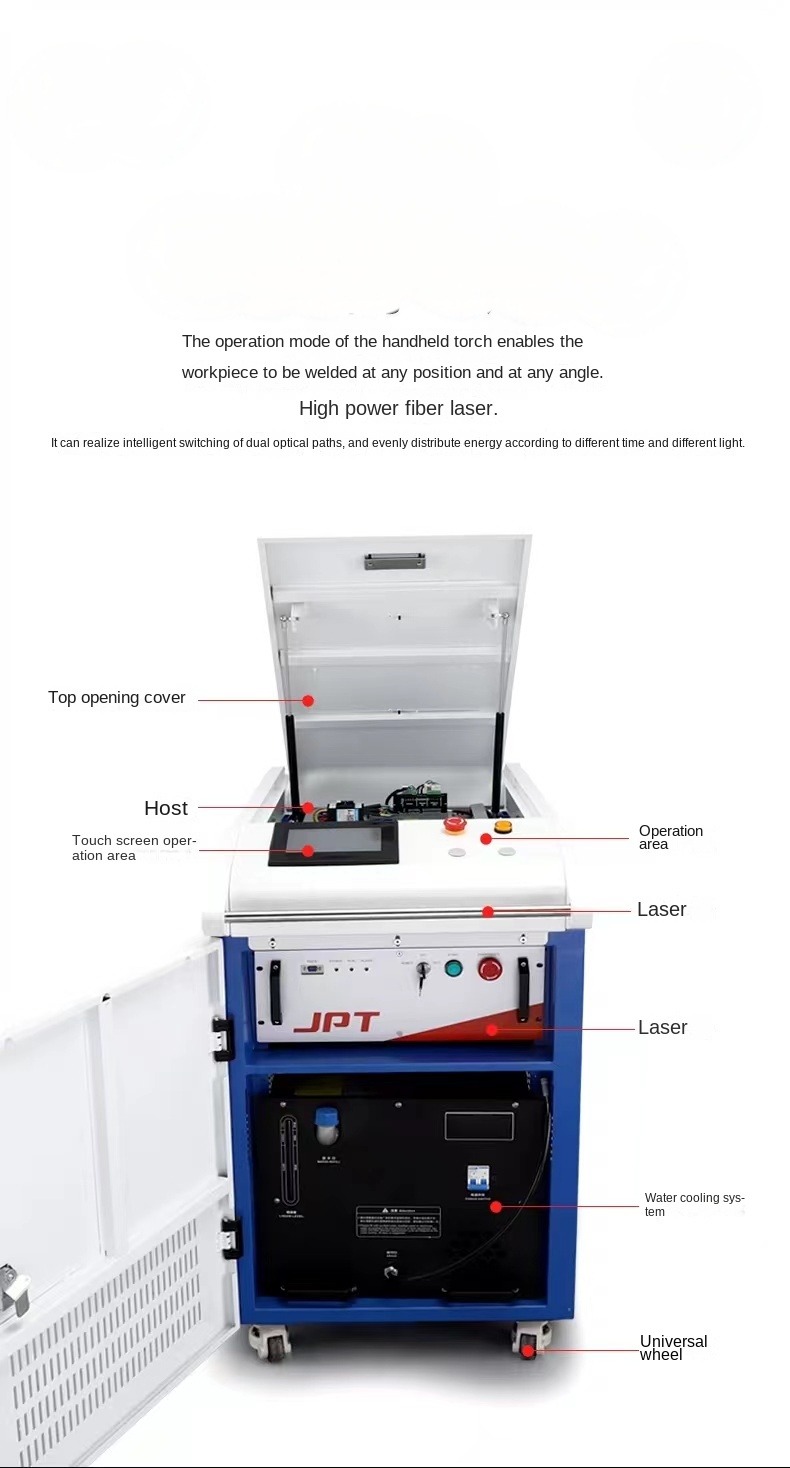 4 in 1 Handheld Laser Welding Machine for Metal Carbon Stainless Steel Sheets Aluminum Continuous Fiber Laser