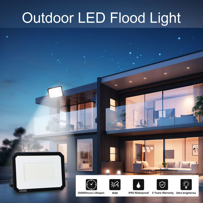 Explosion Proof IK08 Electric EK03 Outdoor LED Flood Lights High Efficiency 100-110lm/W