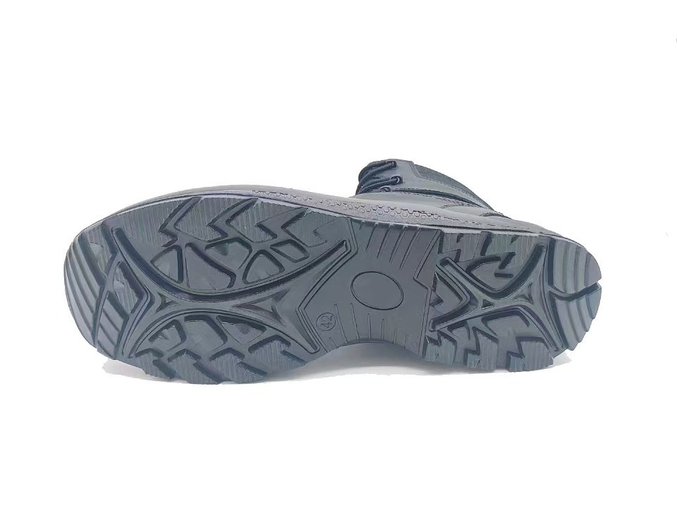 Tactical Safety Shoes High Top Outdoor Hiking Boots Premium First Layer Leather